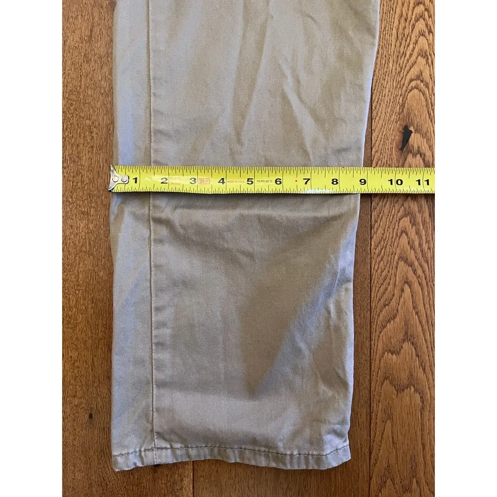 Levis 541 Athletic Taper Pants Mens 38 Khaki Tan Excellent Blank Trademark Tab